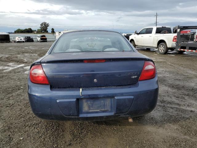 1B3ES56C55D286282 - 2005 DODGE NEON SXT BLUE photo 6