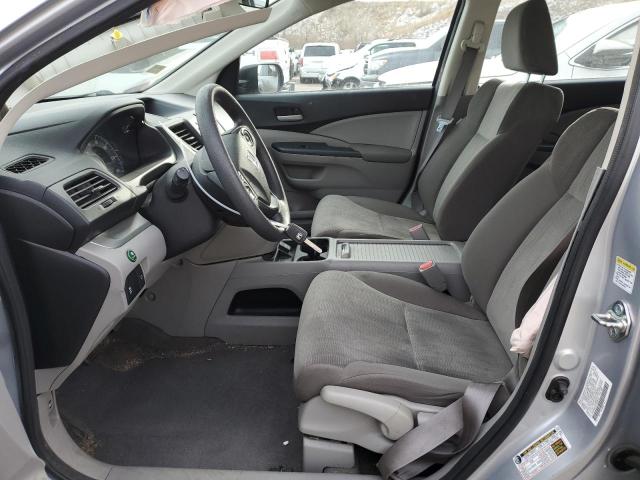 2HKRM4H33EH689978 - 2014 HONDA CR-V LX SILVER photo 7