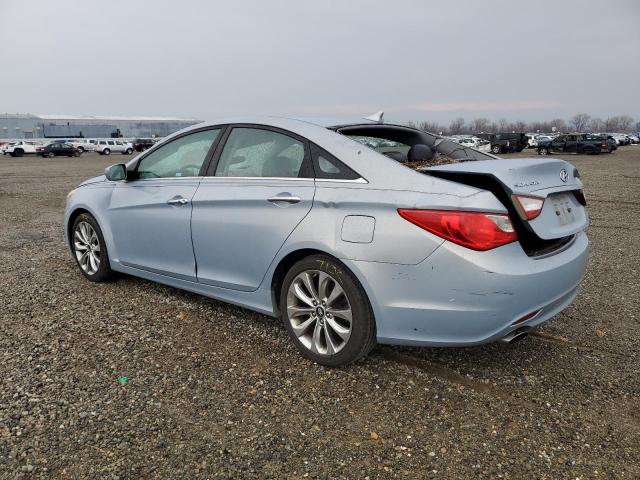 5NPEC4AC0BH037679 - 2011 HYUNDAI SONATA SE BLUE photo 2