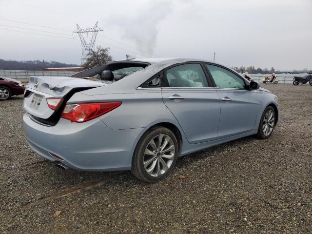 5NPEC4AC0BH037679 - 2011 HYUNDAI SONATA SE BLUE photo 3