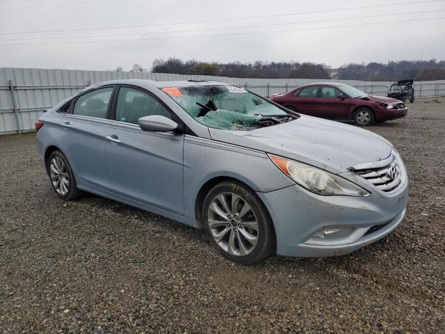 5NPEC4AC0BH037679 - 2011 HYUNDAI SONATA SE BLUE photo 4