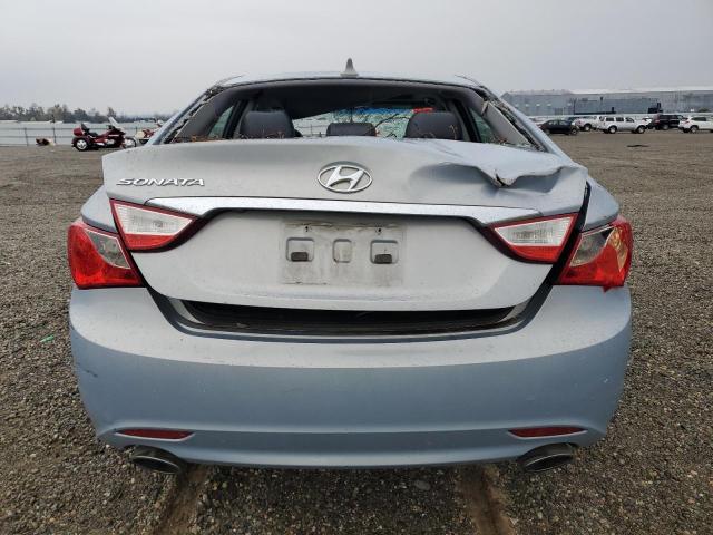 5NPEC4AC0BH037679 - 2011 HYUNDAI SONATA SE BLUE photo 6