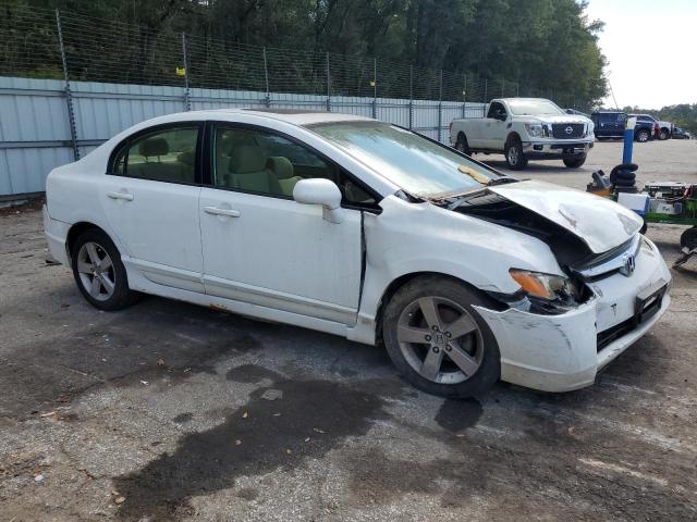 2HGFA16857H301915 - 2007 HONDA CIVIC EX თეთრი ფოტო 4