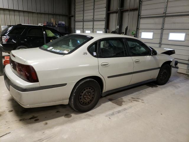 2G1WF52E139387093 - 2003 CHEVROLET IMPALA WHITE photo 3