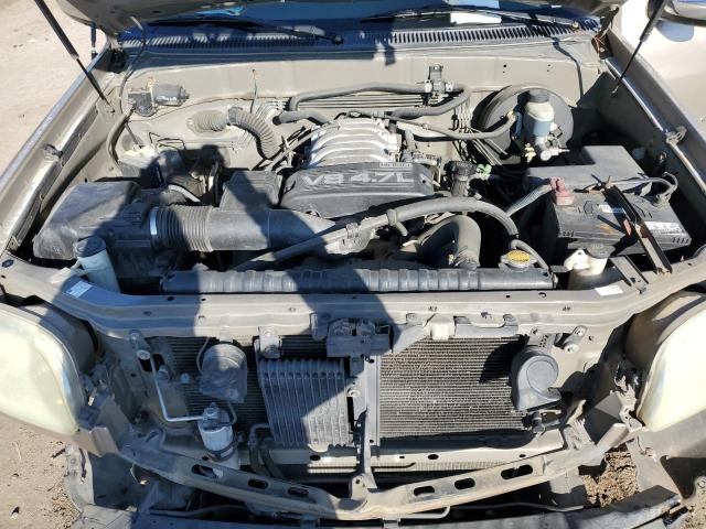 5TBRT34134S451535 - 2004 TOYOTA TUNDRA ACCESS CAB SR5 TAN photo 11