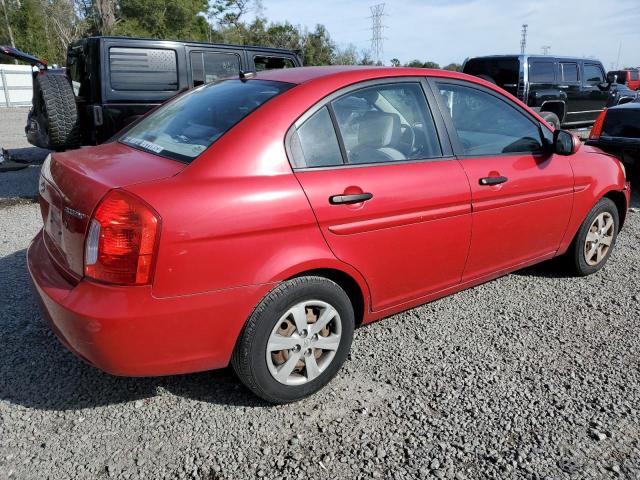 KMHCN4AC6BU616212 - 2011 HYUNDAI ACCENT GLS RED photo 3