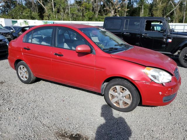 KMHCN4AC6BU616212 - 2011 HYUNDAI ACCENT GLS RED photo 4