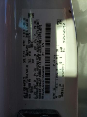 5LMCJ3C97HUL52236 - 2017 LINCOLN MKC RESERVE თეთრი ფოტო 13