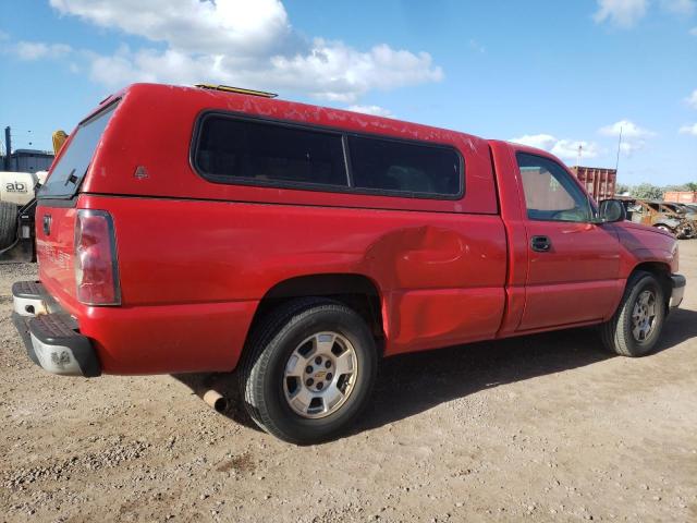 1GCEC14X36Z297408 - 2006 CHEVROLET SILVERADO C1500 RED photo 3