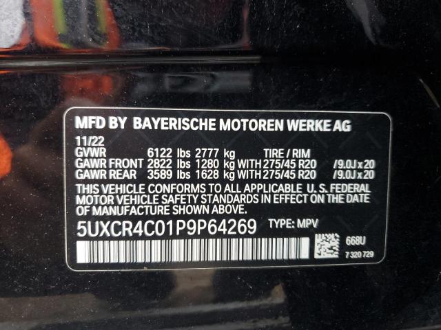 5UXCR4C01P9P64269 - 2023 BMW X5 SDRIVE 40I BLACK photo 13