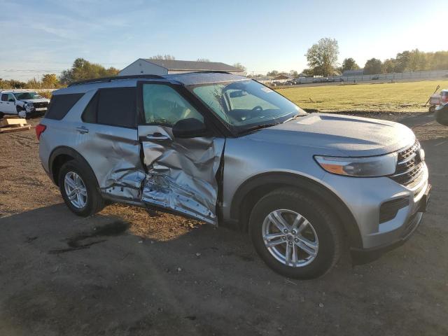 1FMSK8DH6LGC77809 - 2020 FORD EXPLORER XLT Silber Foto 4