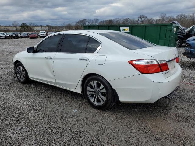 1HGCR2F31DA146716 - 2013 HONDA ACCORD LX WHITE photo 2