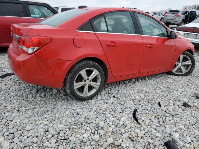 1G1PE5SB2F7127269 - 2015 CHEVROLET CRUZE LT RED photo 3