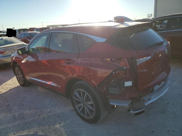 5J8TC1H5XNL007135 - 2022 ACURA RDX TECHNOLOGY RED photo 2