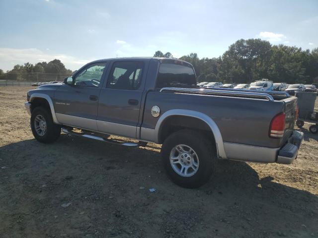 1B7HG48N12S644670 - 2002 DODGE DAKOTA QUAD SLT رمادي صورة 2