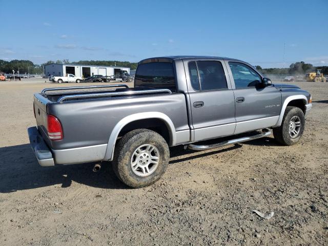 1B7HG48N12S644670 - 2002 DODGE DAKOTA QUAD SLT رمادي صورة 3