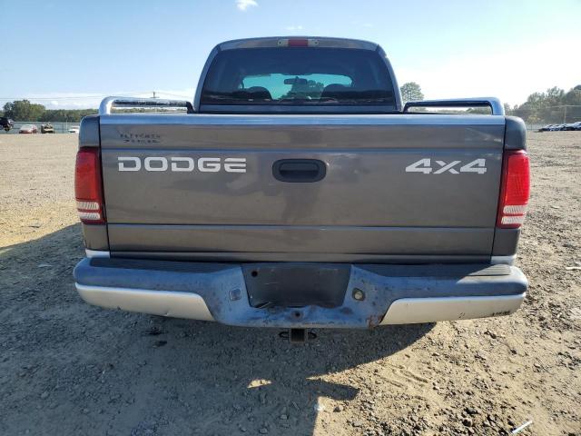 1B7HG48N12S644670 - 2002 DODGE DAKOTA QUAD SLT رمادي صورة 6