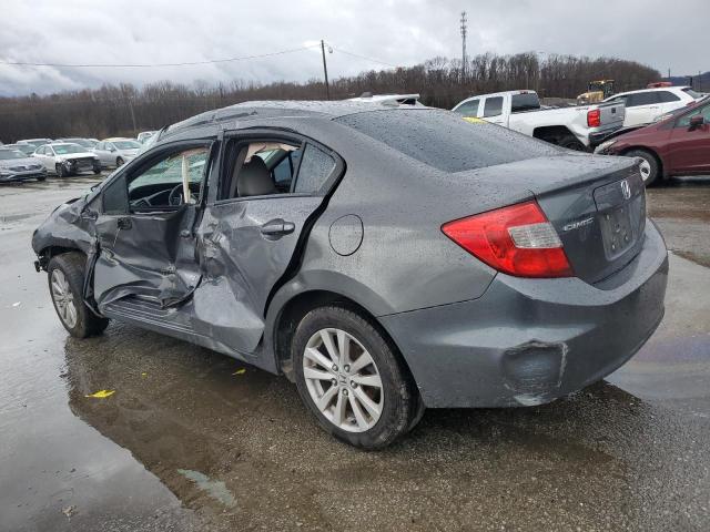 2HGFB2F9XCH506555 - 2012 HONDA CIVIC EXL გრაფიტი ფოტო 2