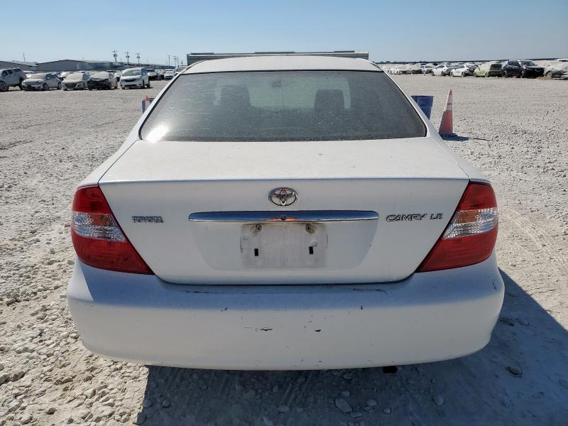 4T1BE30K12U010878 - 2002 TOYOTA CAMRY LE WHITE photo 6
