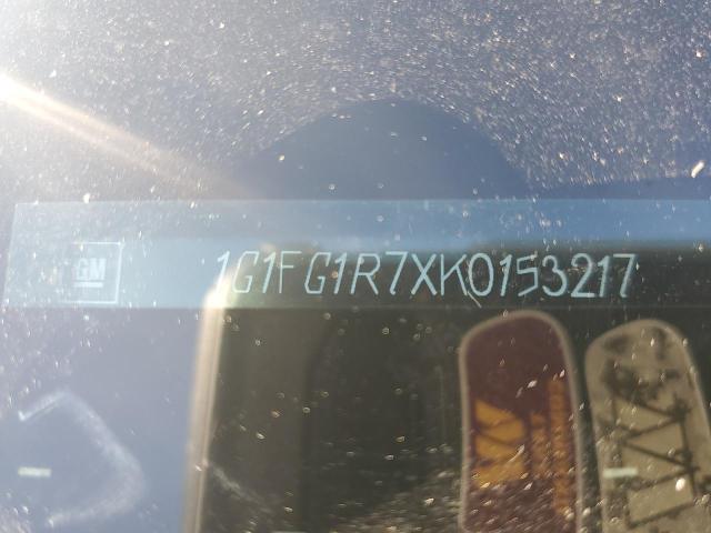 1G1FG1R7XK0153217 - 2019 CHEVROLET CAMARO SS WHITE photo 12