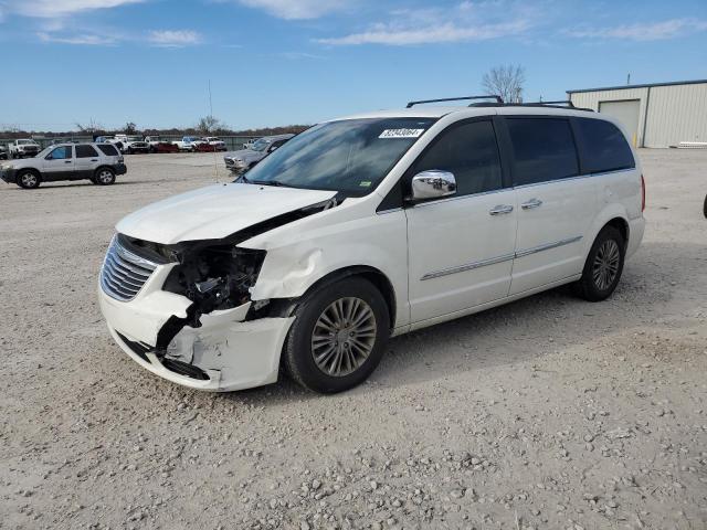 2C4RC1CG3DR571863 - 2013 CHRYSLER TOWN & COU TOURING L WHITE photo 1