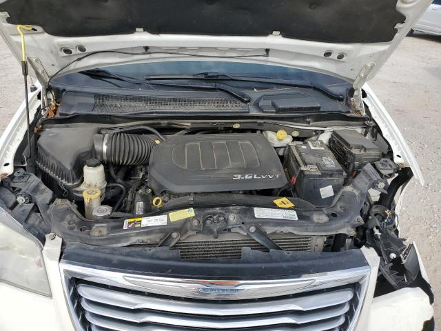 2C4RC1CG3DR571863 - 2013 CHRYSLER TOWN & COU TOURING L WHITE photo 12