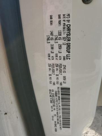 2C4RC1CG3DR571863 - 2013 CHRYSLER TOWN & COU TOURING L WHITE photo 13