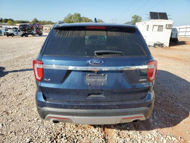 1FM5K8D84HGC18830 - 2017 FORD EXPLORER XLT Mavi foto 6