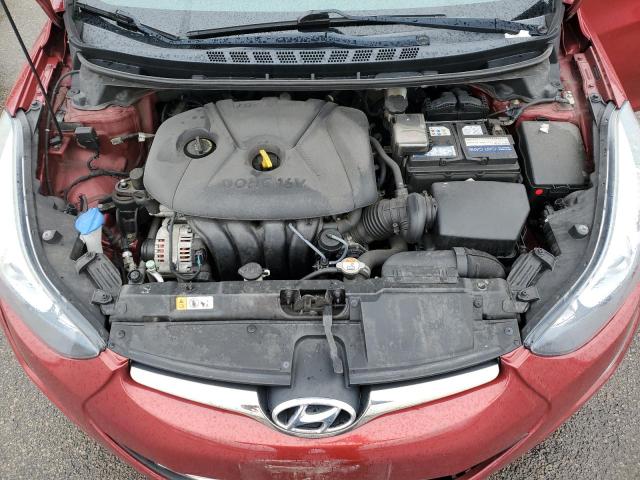 5NPDH4AE8FH623373 - 2015 HYUNDAI ELANTRA SE RED photo 11