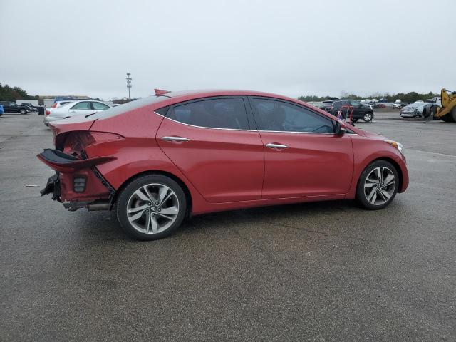 5NPDH4AE8FH623373 - 2015 HYUNDAI ELANTRA SE RED photo 3