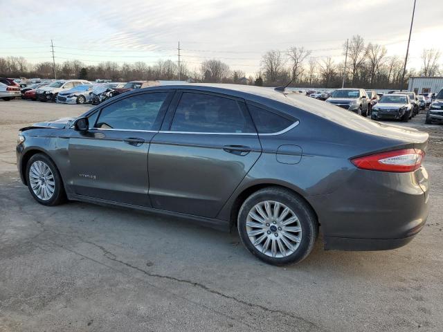 3FA6P0LU0GR398802 - 2016 FORD FUSION SE HYBRID GRAY photo 2