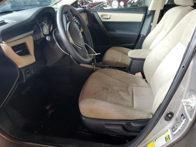 5YFBURHE7EP122000 - 2014 TOYOTA COROLLA L Argent photo 7