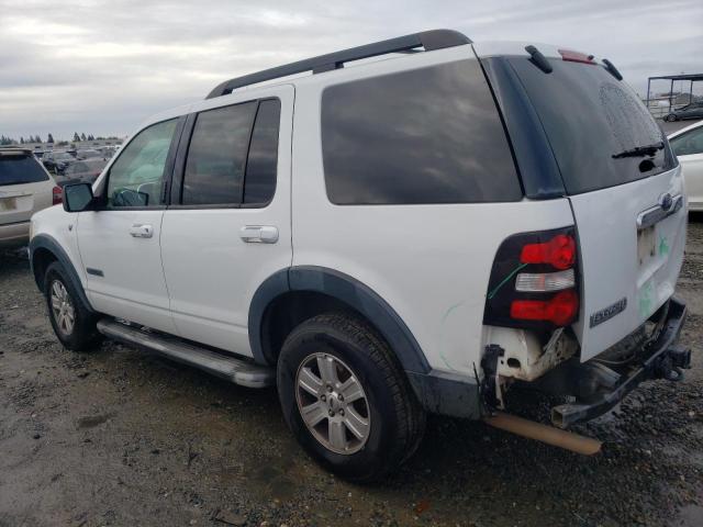 1FMEU63807UB23214 - 2007 FORD EXPLORER XLT WHITE photo 2