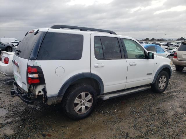 1FMEU63807UB23214 - 2007 FORD EXPLORER XLT WHITE photo 3