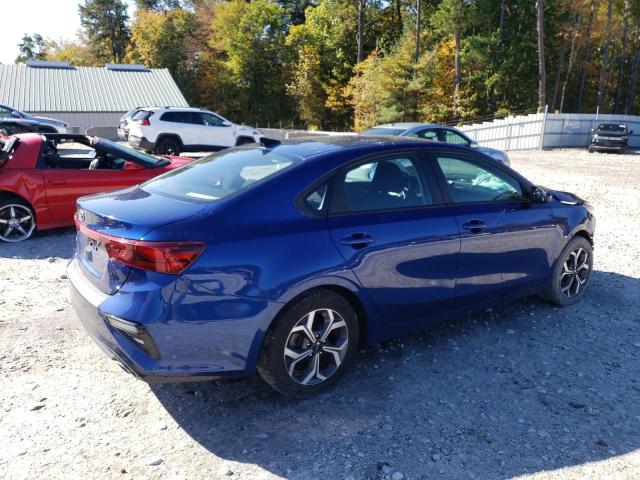 3KPF24AD8LE178991 - 2020 KIA FORTE FE 蓝色 照片 3