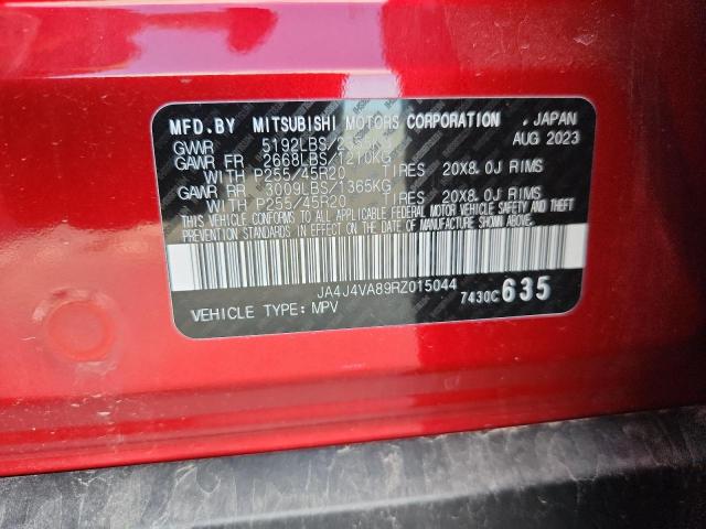 JA4J4VA89RZ015044 - 2024 MITSUBISHI OUTLANDER SE წითელი ფოტო 13