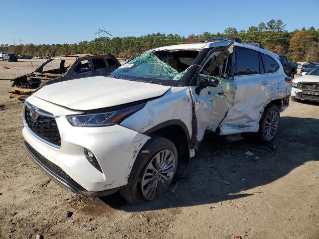 5TDFZRAH3MS076159 - 2021 TOYOTA HIGHLANDER PLATINUM WHITE photo 1