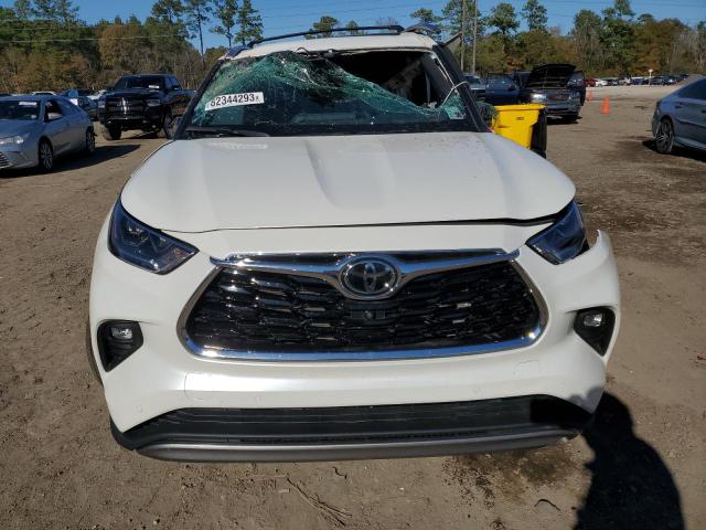 5TDFZRAH3MS076159 - 2021 TOYOTA HIGHLANDER PLATINUM WHITE photo 5