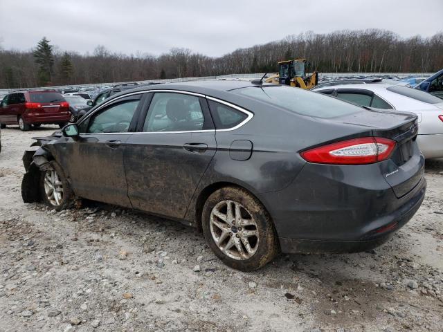 1FA6P0HD3F5100575 - 2015 FORD FUSION SE GRAY photo 2