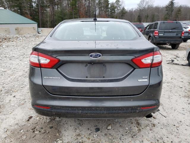 1FA6P0HD3F5100575 - 2015 FORD FUSION SE GRAY photo 6