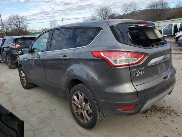 1FMCU0HX5DUD80224 - 2013 FORD ESCAPE SEL GRAY photo 2