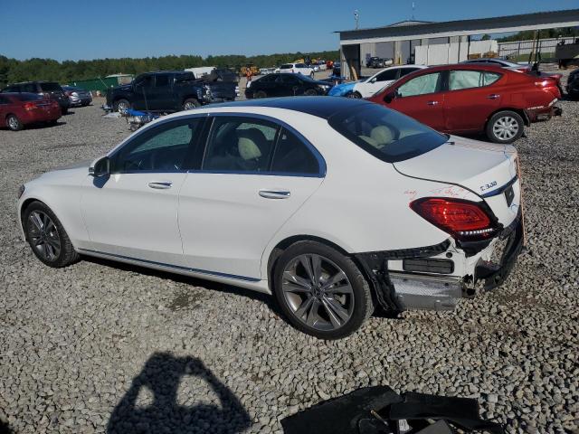 55SWF8DB3LU328066 - 2020 MERCEDES-BENZ C 300 WHITE photo 2