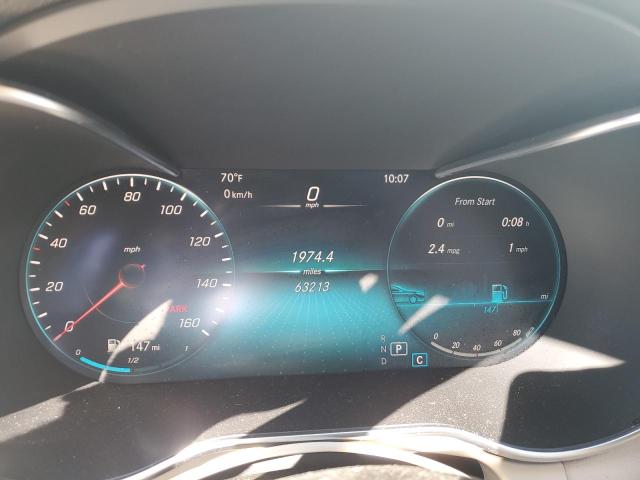 55SWF8DB3LU328066 - 2020 MERCEDES-BENZ C 300 WHITE photo 9