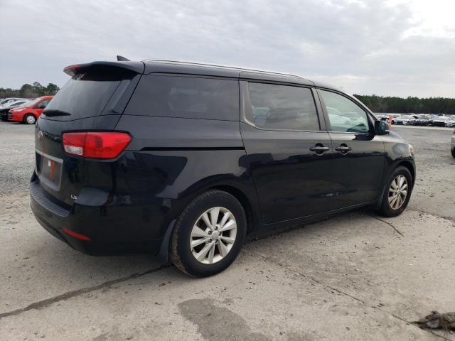 KNDMB5C17H6292428 - 2017 KIA SEDONA LX BLACK photo 3