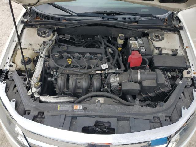 3FAHP0HA6BR316314 - 2011 FORD FUSION SE WHITE photo 11