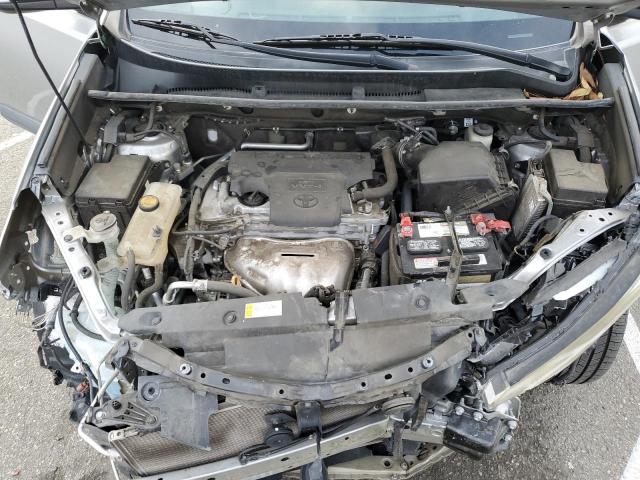 2T3WFREV7HW330145 - 2017 TOYOTA RAV4 XLE SILVER photo 12