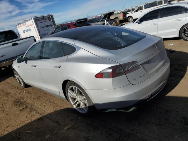 5YJSA1CN0DFP20456 - 2013 TESLA MODEL S ვერცხლისფერი ფოტო 2