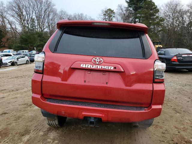 JTEEU5JR3M5233184 - 2021 TOYOTA 4RUNNER SR5 RED photo 6