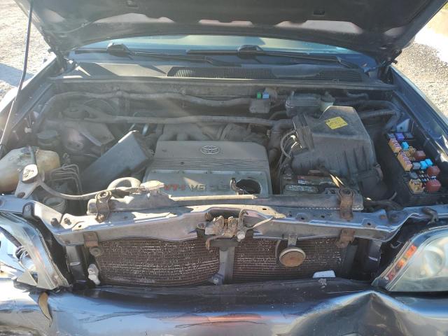 JTEEP21AX40066321 - 2004 TOYOTA HIGHLANDER BLUE photo 12