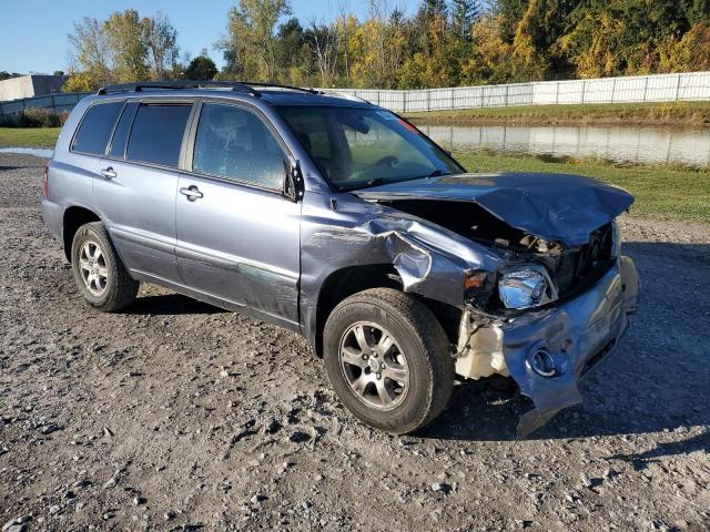 JTEEP21AX40066321 - 2004 TOYOTA HIGHLANDER BLUE photo 4